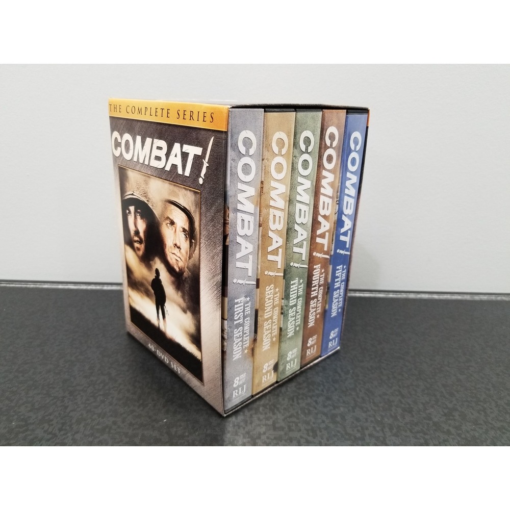 Combat! The Complete Series DVD Box Set Seasons 1-5 40-Disc RLJ ~ G/VG